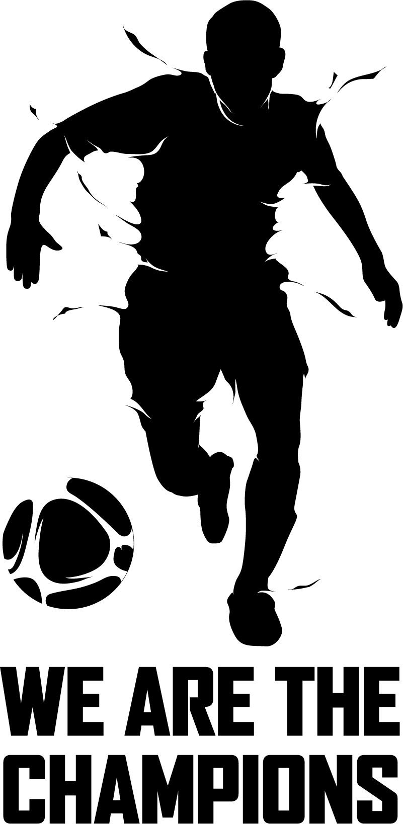 Champions forever football poster - TenStickers