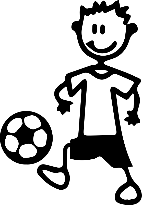 Football poster soccer player - TenStickers