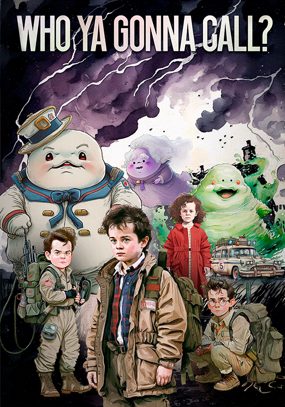 Who You Gonna Call Poster - TenStickers