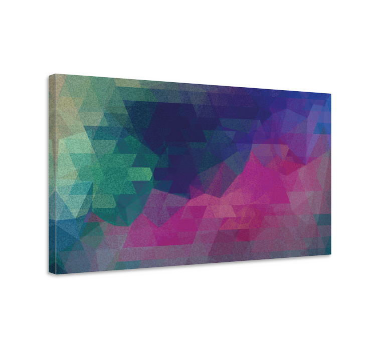 Geometric canvas of geometric abstraction - TenStickers