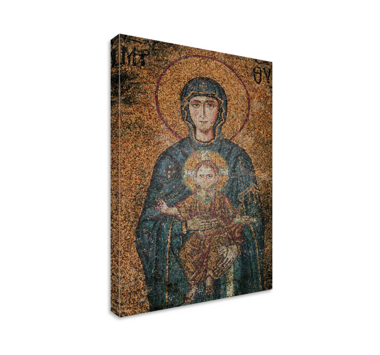 Ancient byzantine mosaic canvas prints - TenStickers