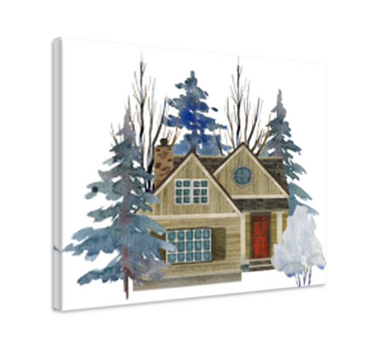 Rustic style rustic canvas art - TenStickers