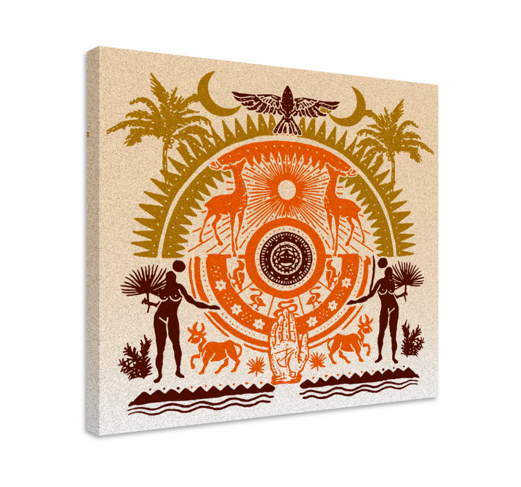 Buddha wall art serene spiritual nature scene - TenStickers