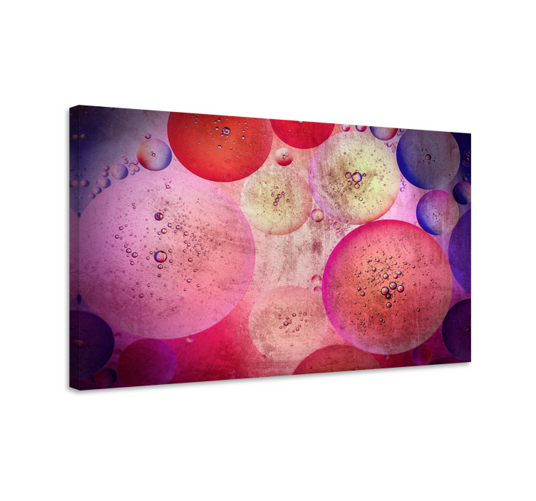Abstract wall art 1 bubble pattern design - TenStickers