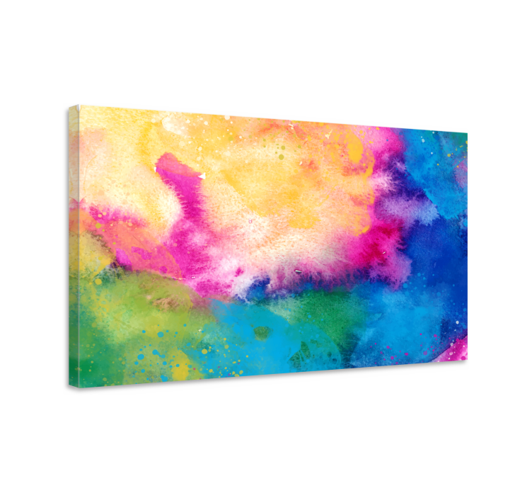 Artistic explosion modern canvas wall art - TenStickers