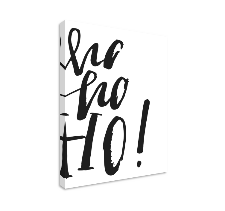 Ho ho ho!  Christmas canvas prints - TenStickers