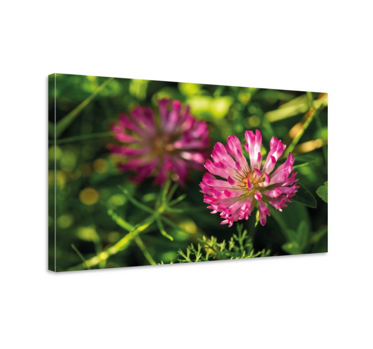 Flowers canvas pink flower bouquet - TenStickers