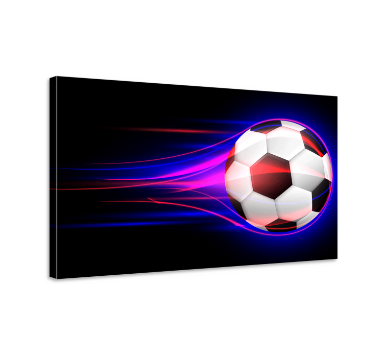 Multicolor fire ball home canvas prints - TenStickers