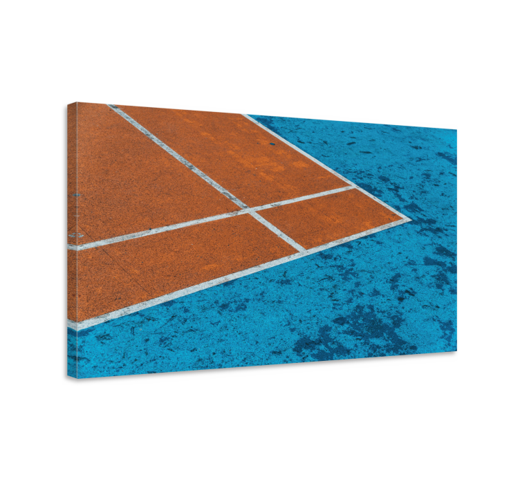 Close up tennis court home canvas prints - TenStickers