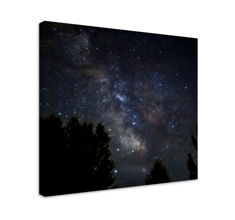 Landscape canvas celestial night scene - TenStickers