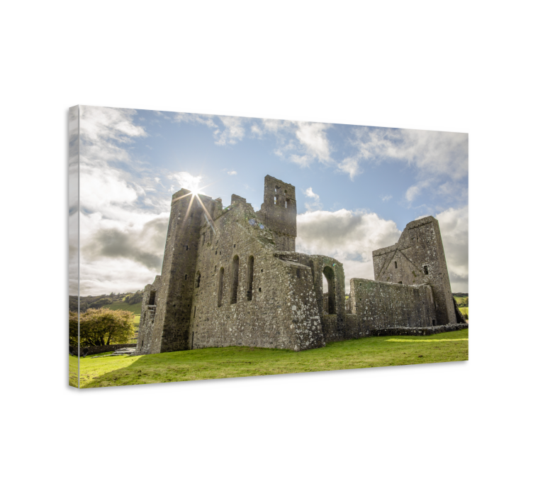 Ancient Stone Ruins cityscape wall art - TenStickers