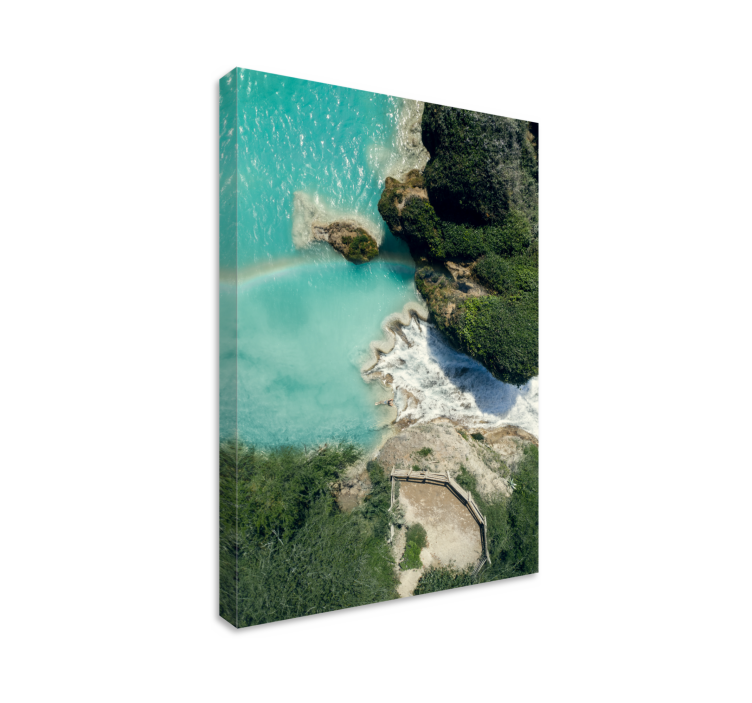 Landscape canvas coastal serenity - TenStickers