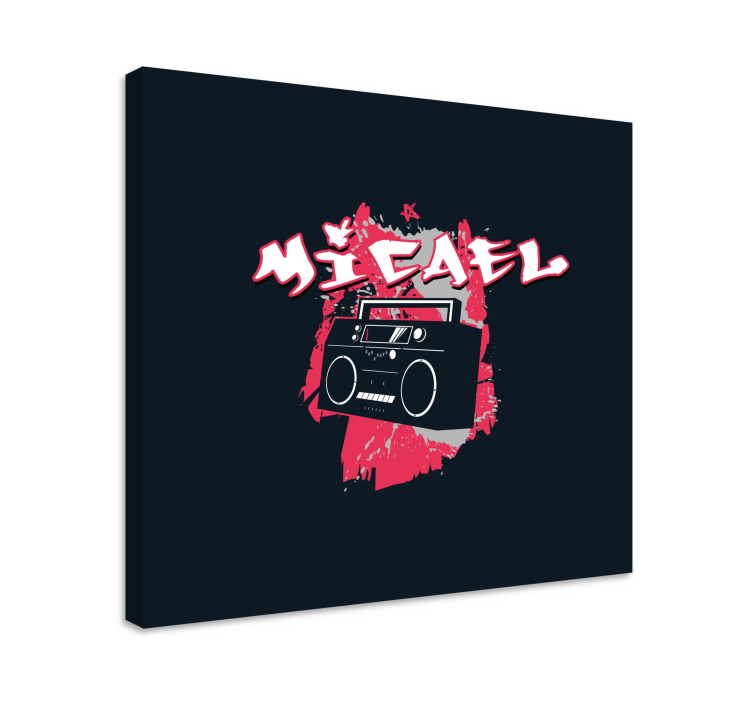 Modern canvas art urban sound experience - TenStickers