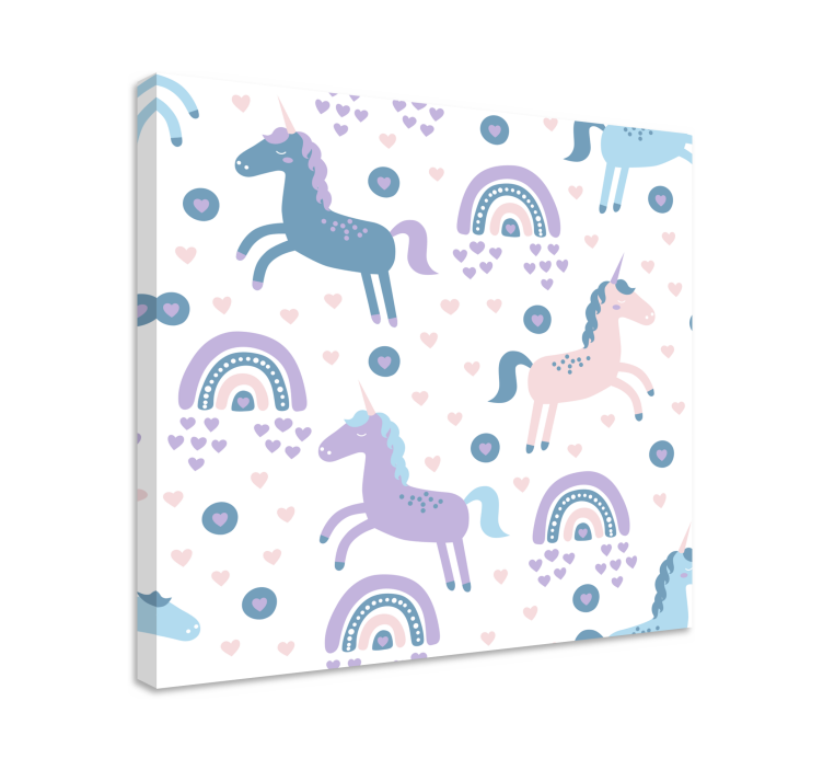 Stag canvas playful unicorn designs - TenStickers