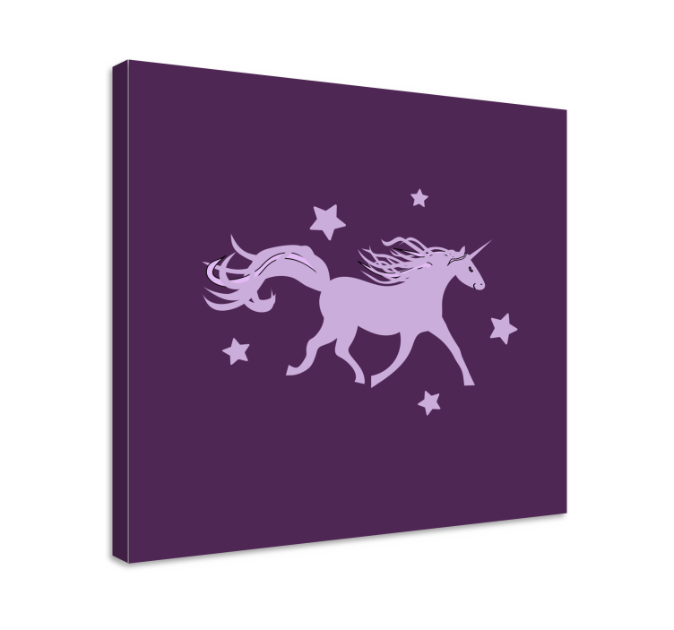 Unicorn pictures framed majestic unicorn silhouette - TenStickers