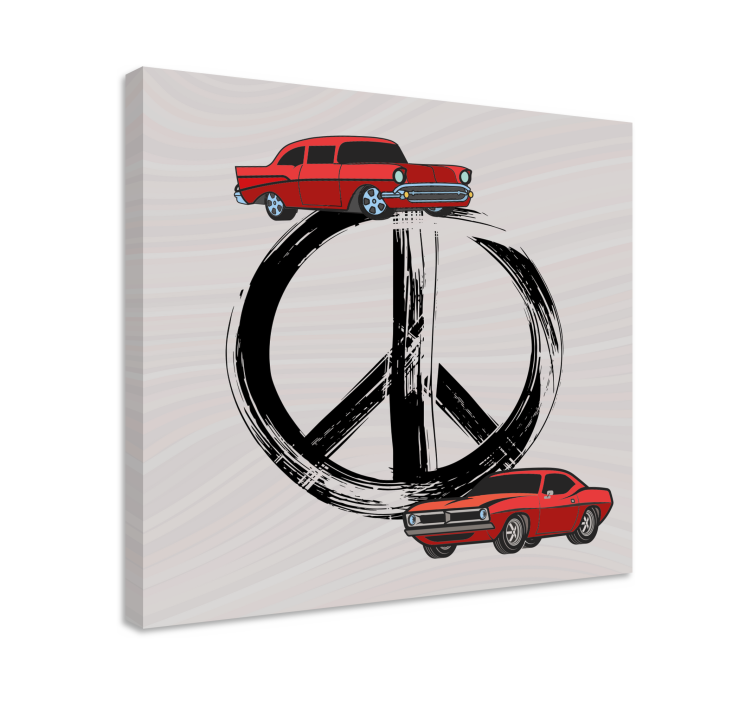 Sports canvas art classic cars serenity - TenStickers