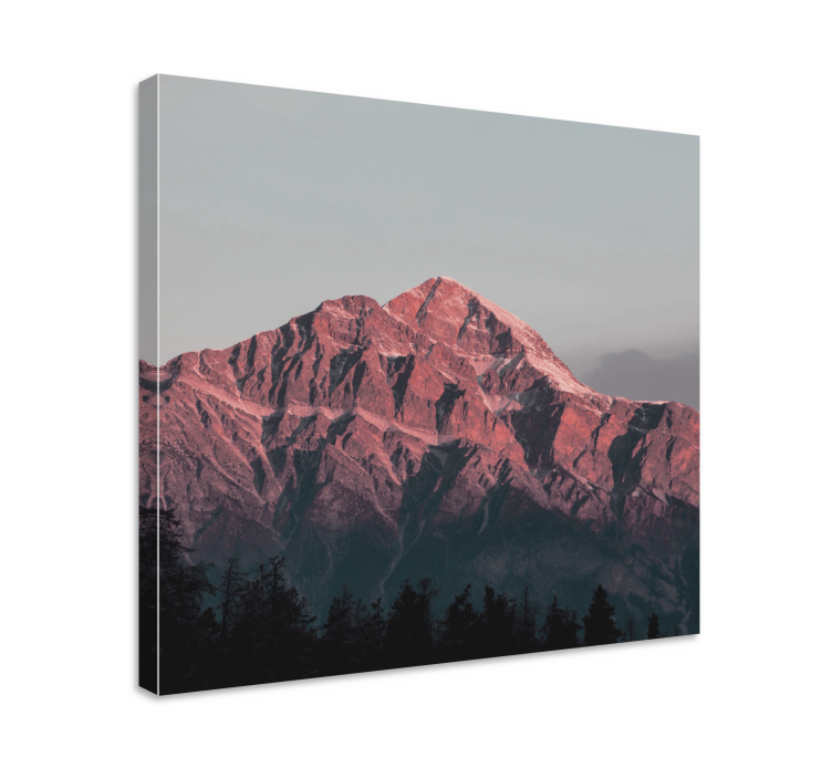 Landscape canvas of majestic mountain peaks - TenStickers