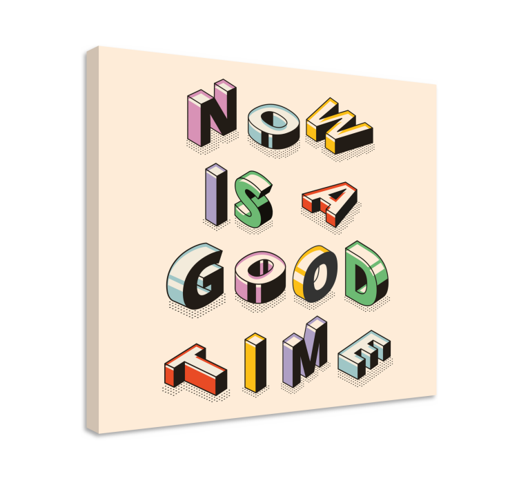 Quote canvas inspirational text art - TenStickers