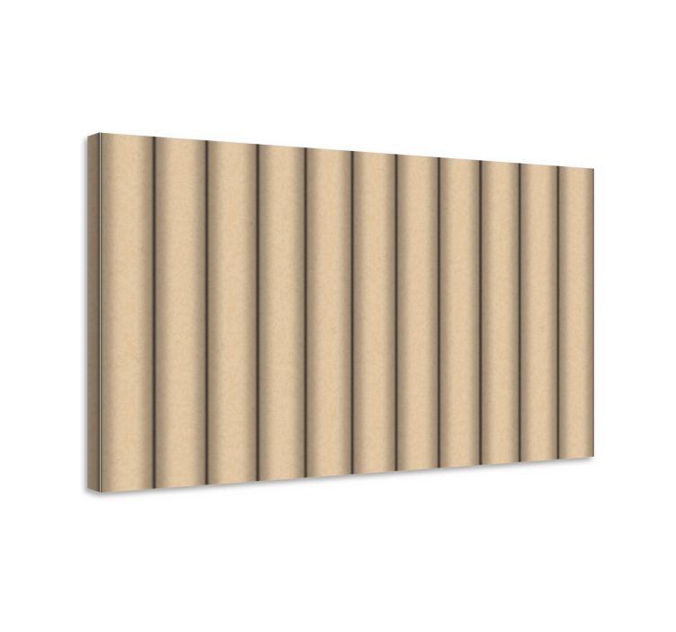 Ornamental canvas print textured vertical stripes - TenStickers
