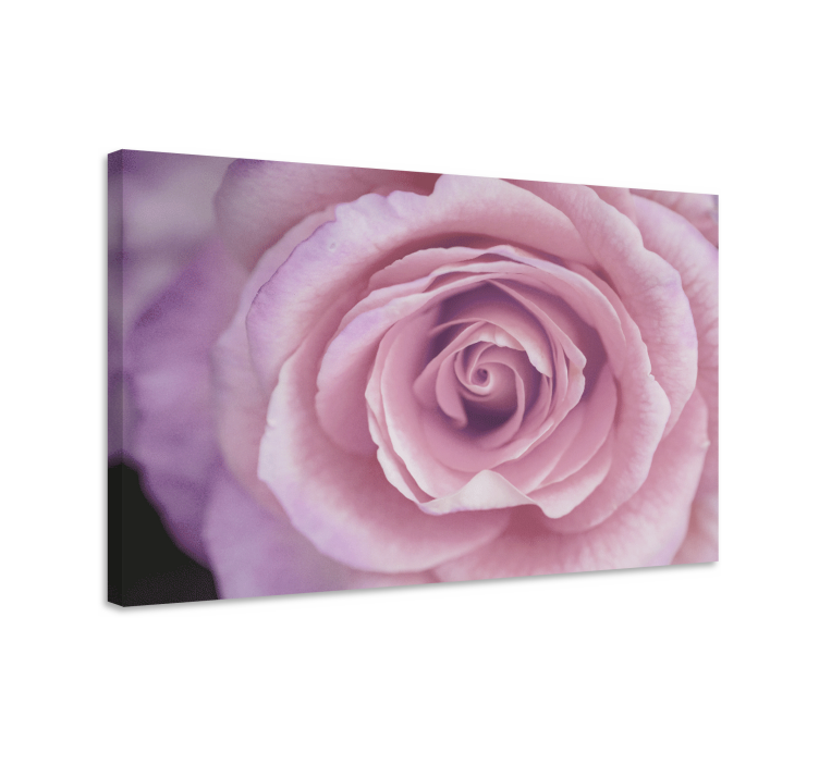 Flowers canvas in pink floral design - TenStickers
