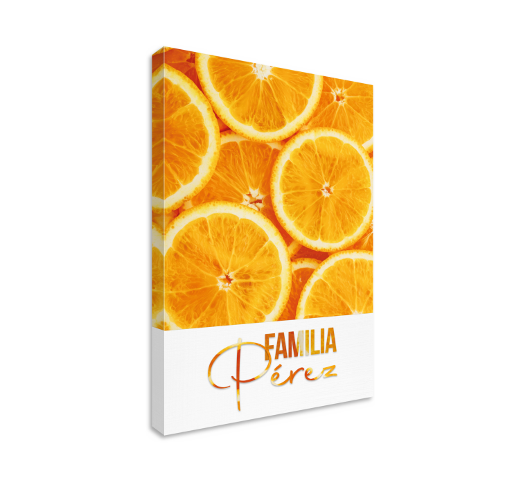 Orange Fruit Canvas Wall Art - TenStickers