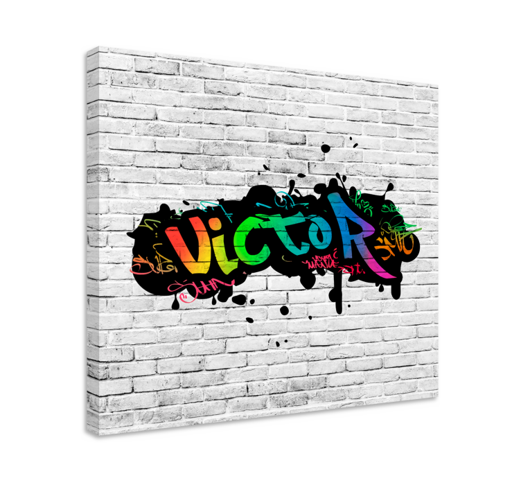 Graffiti custom name bedroom wall art - TenStickers