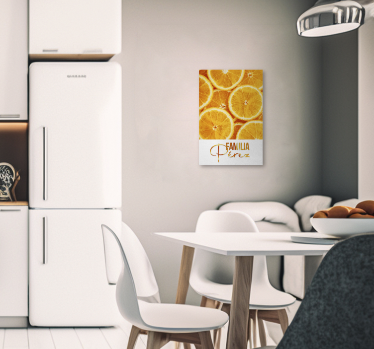 Orange Fruit Canvas Wall Art - TenStickers