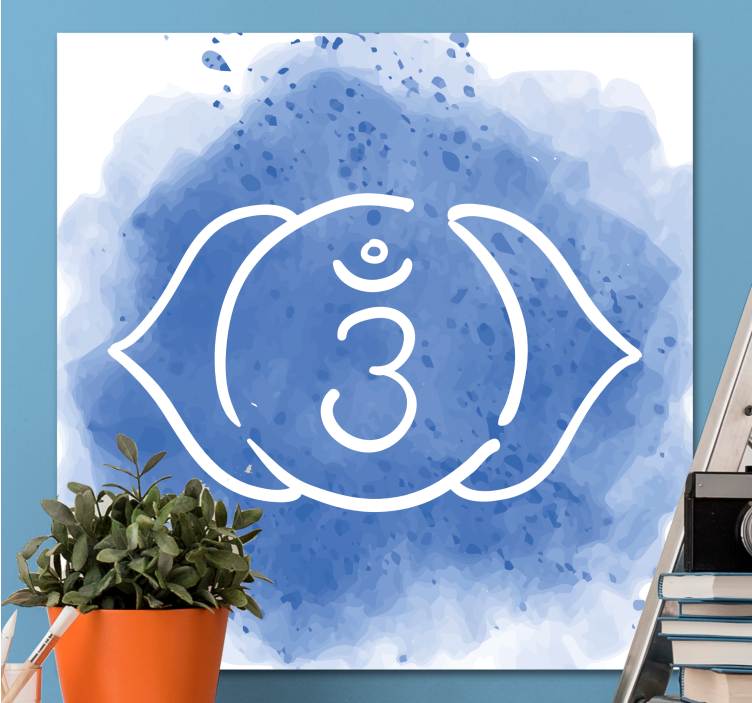 Buddha wall art spiritual emblem - TenStickers