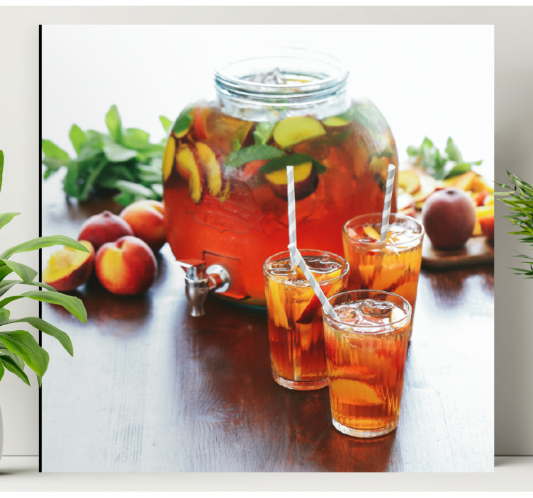 Fruit canvas wall art refreshing nectar beverage - TenStickers