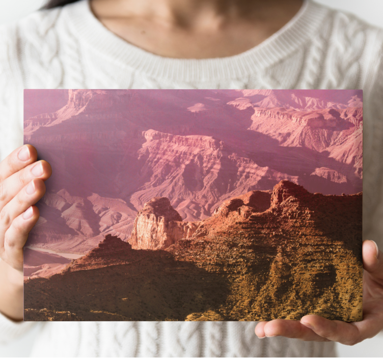 Grand canyon aesthetic colours landscape canvas - TenStickers