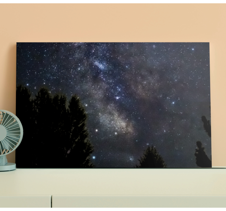 Landscape canvas celestial night scene - TenStickers