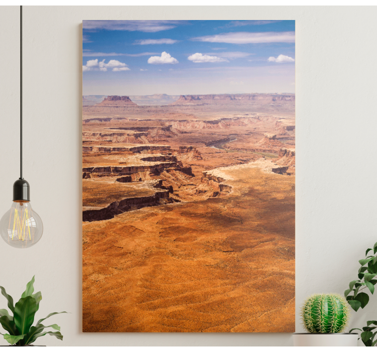 Landscape canvas desert canyon vista - TenStickers