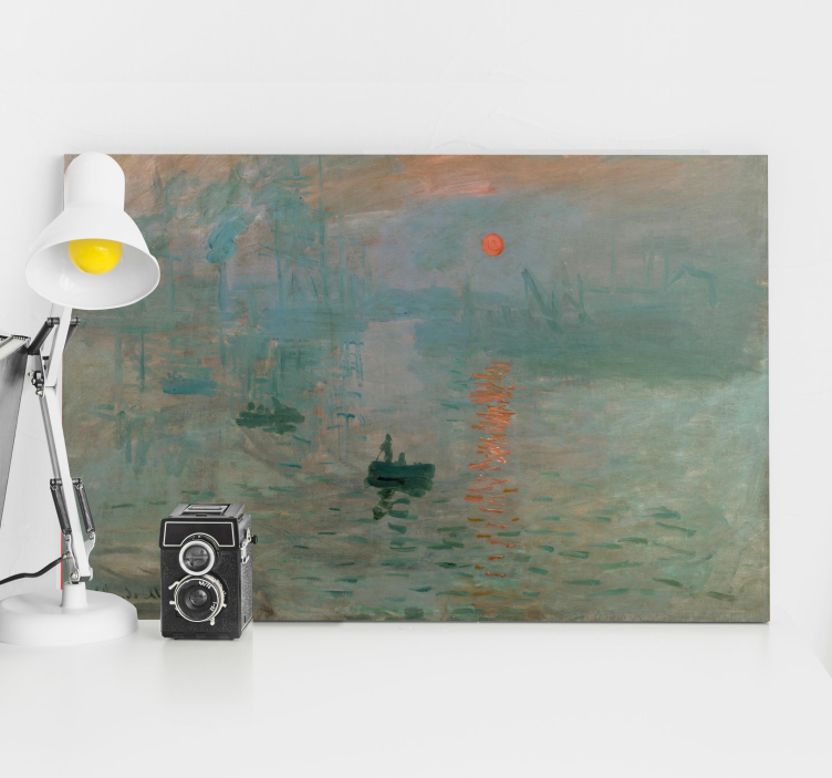 Monet's Impression Sunrise canvas art - TenStickers