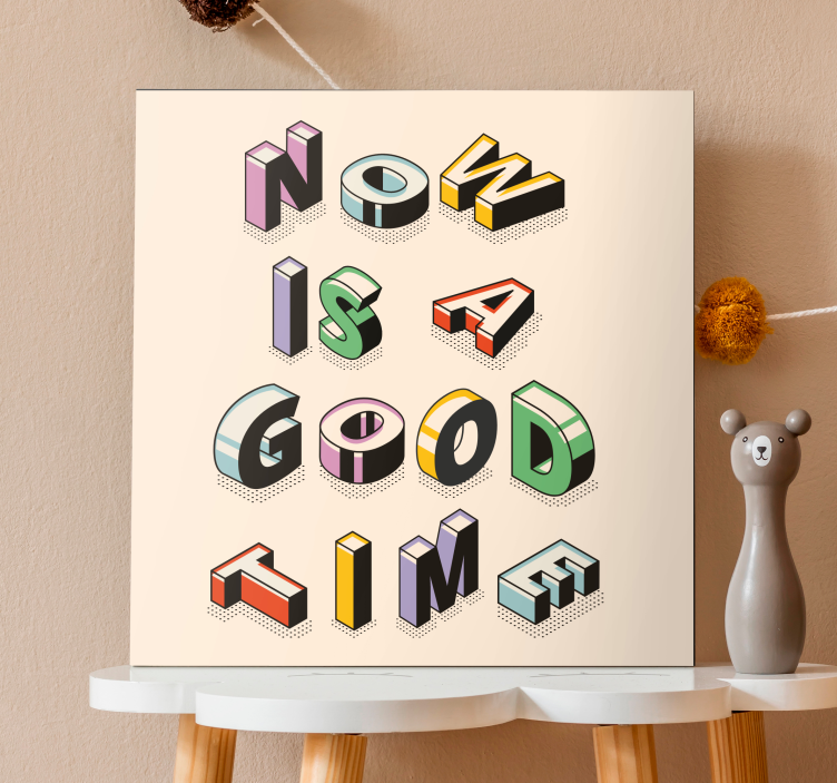 Quote canvas inspirational text art - TenStickers