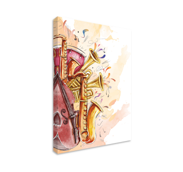 Musical instruments Music canvas wall art - TenStickers