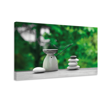 Zen bathroom zen canvas wall art - TenStickers