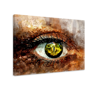 Elephant wallart enigmatic eye capture - TenStickers