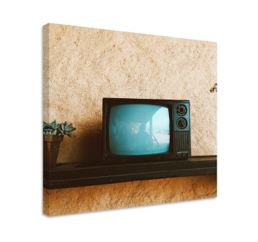 Original old vintage tv wall prints for living room - TenStickers