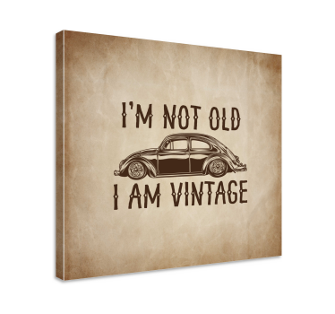 Retro canvas drive it like you stole it - TenStickers