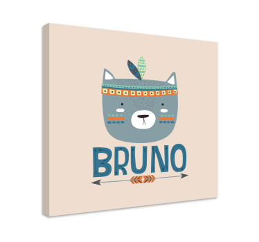 3d pictures wall art cute animal faces - TenStickers
