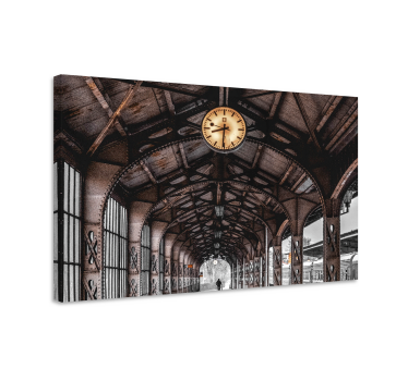 Classic 3d portal with watch 3D canvas pictures - TenStickers