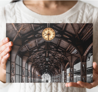 Classic 3d portal with watch 3D canvas pictures - TenStickers