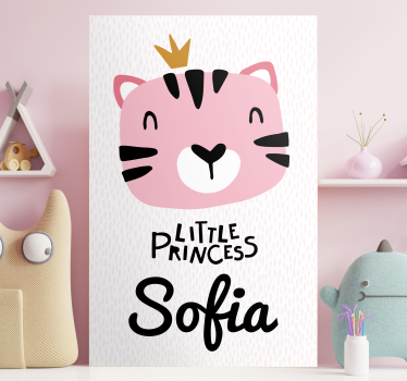 Cocktail canvas little princess sofia - TenStickers