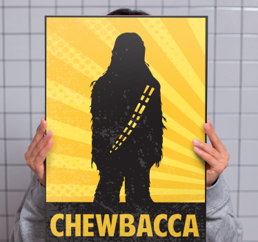 Comic style movie characters pattern character canvas - TenStickers