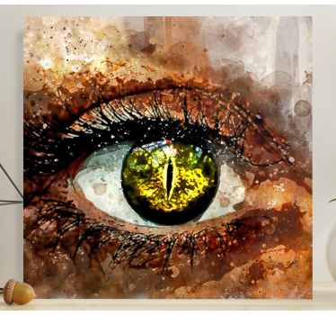 Elephant wallart enigmatic eye capture - TenStickers