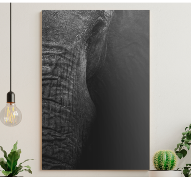 Elephant wallart majestic elephant portrait - TenStickers