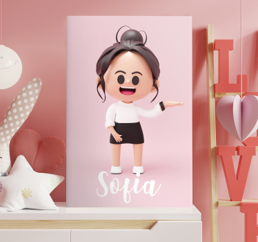 Your Avatar personalised wall canvas print - TenStickers