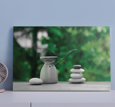 Zen bathroom zen canvas wall art - TenStickers