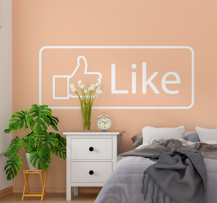 Thumbs Up Gesture wall decal quotes - TenStickers