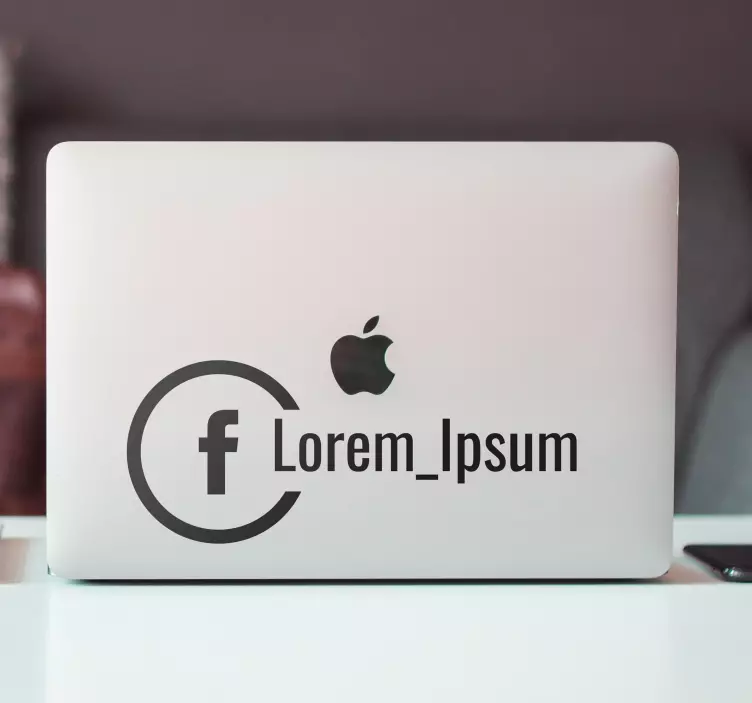 Facebook Window Sticker for Businesses - TenStickers